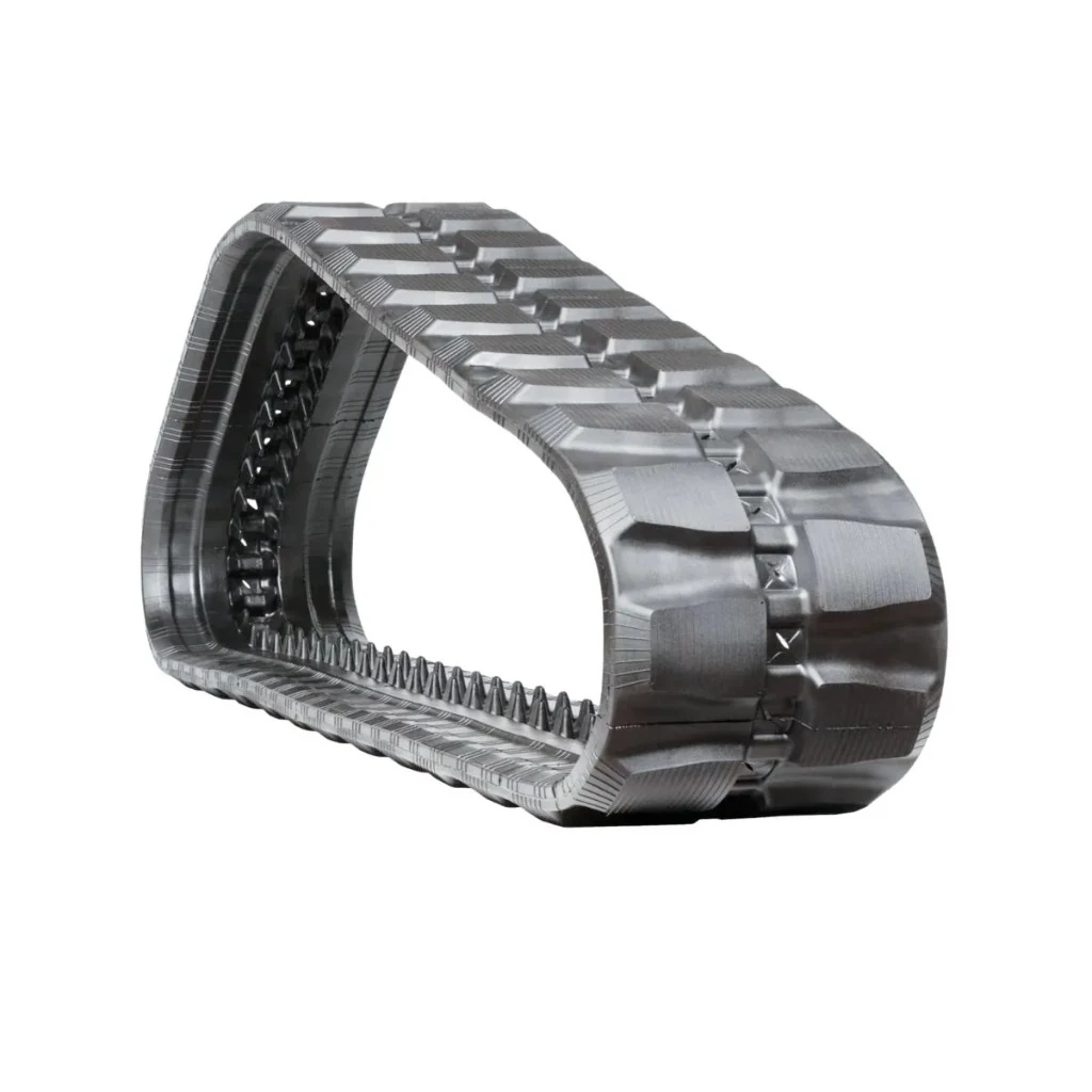 450x86Bx60 Staggered Block replacement rubber track for compact equipment